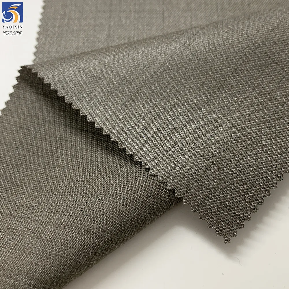 YX1470 320gsm/210gsm Bicolor 80% Polyester 20% Rayon Serge Fabric for Suit Jackets Pants and Professional Garment Sewing