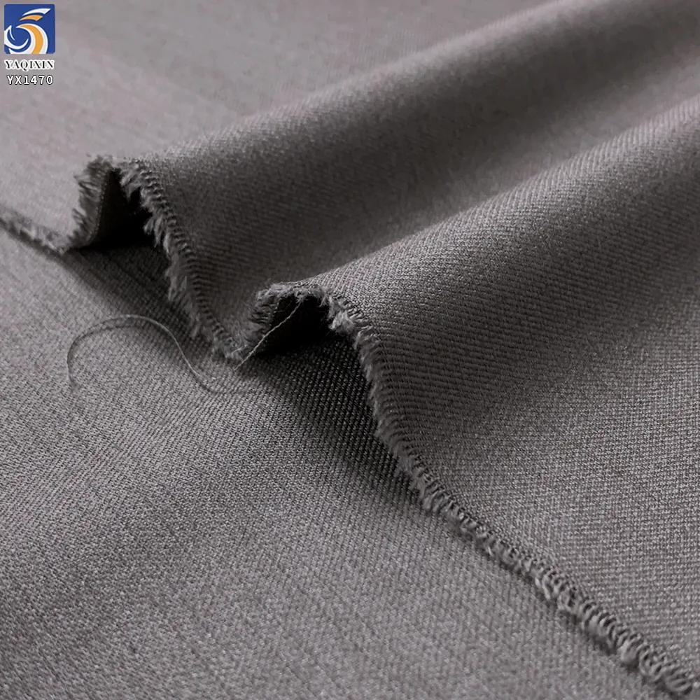 YX1470 320gsm/210gsm Bicolor 80% Polyester 20% Rayon Serge Fabric for Suit Jackets Pants and Professional Garment Sewing