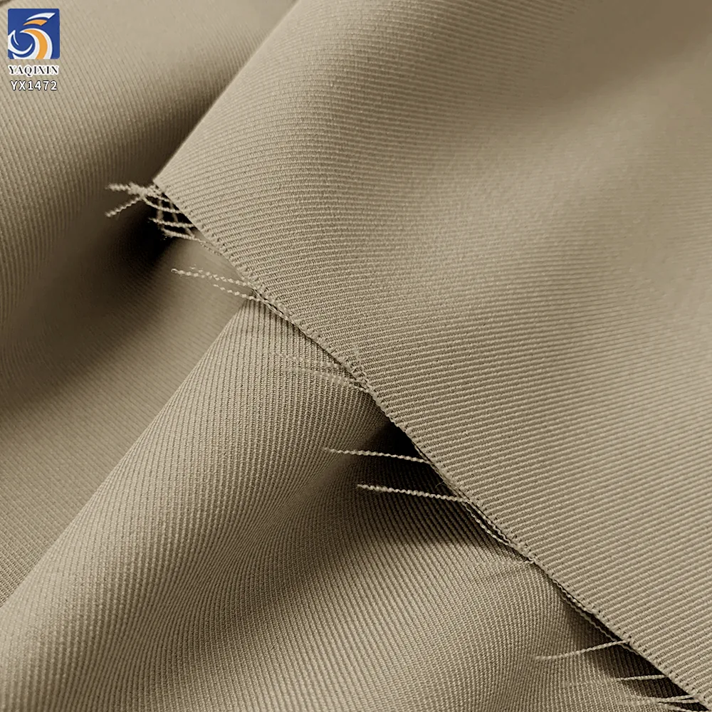 YX1472 275gsm Stretch Polyester 3/3 Twill Fabric for Men Women Suits Blazers Trousers and Tailored Apparel