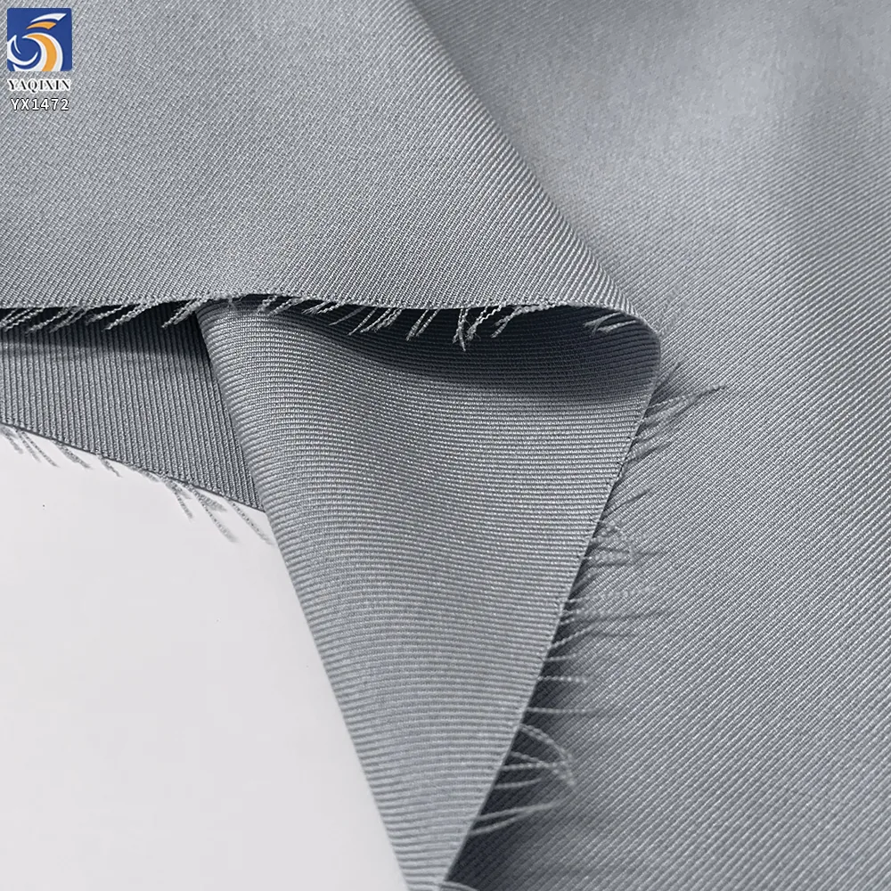 YX1472 275gsm Stretch Polyester 3/3 Twill Fabric for Men Women Suits Blazers Trousers and Tailored Apparel