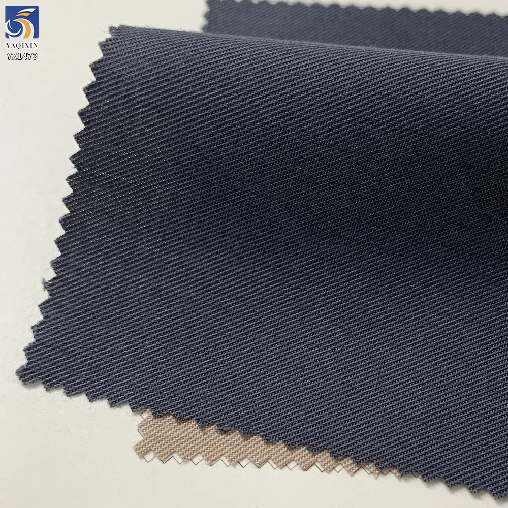 YX1473 275gsm 97% Polyester 3% Spandex 3/3 Twill Fabric With Stretch for Suit Jackets Pants Skirts and Business Clothing
