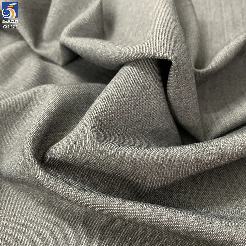 YX1474 260gsm Stretch 3/1 Twill TR Suiting Fabric for Women Blazers Pencil Skirts Trousers and Business Clothing