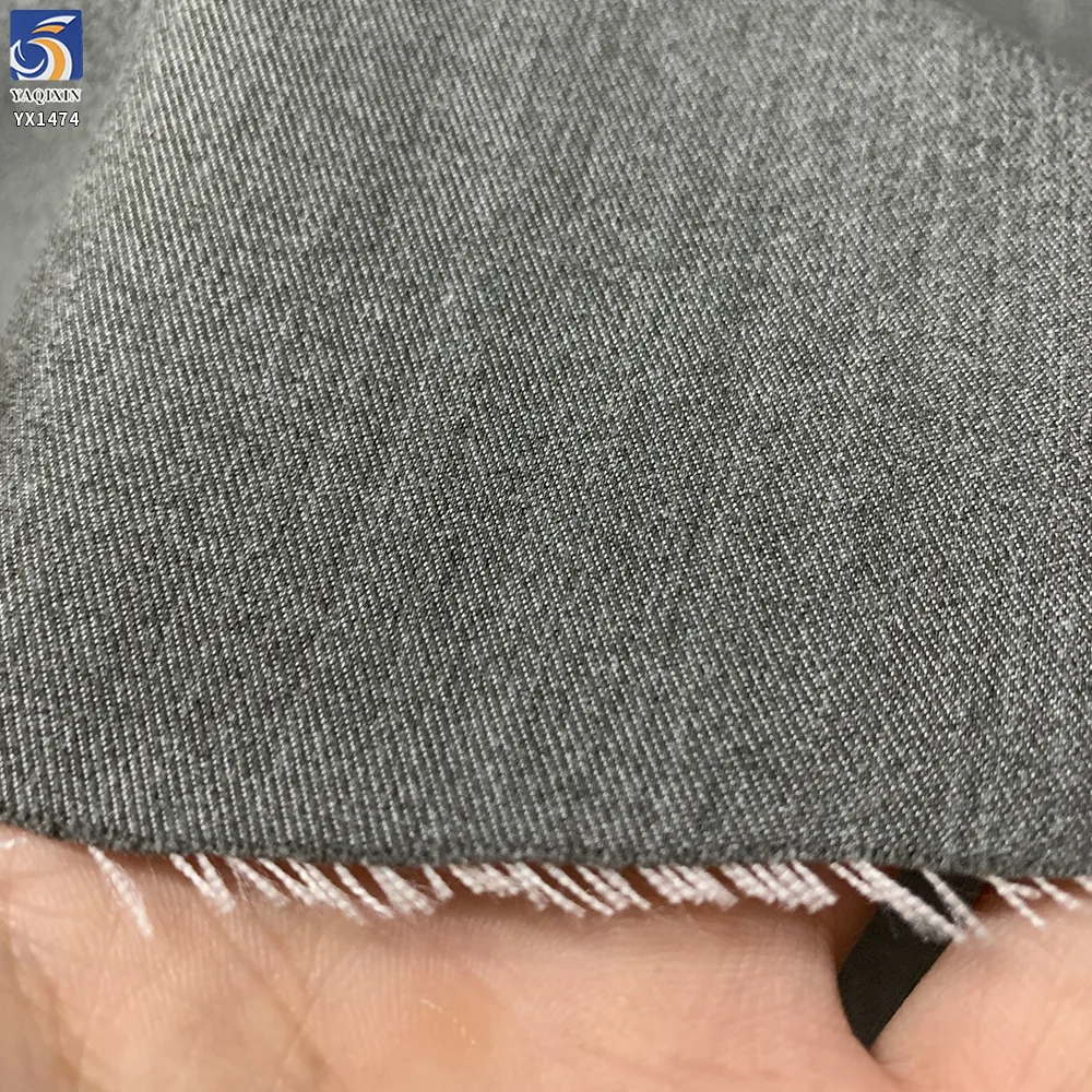 YX1474 260gsm Stretch 3/1 Twill TR Suiting Fabric for Women Blazers Pencil Skirts Trousers and Business Clothing
