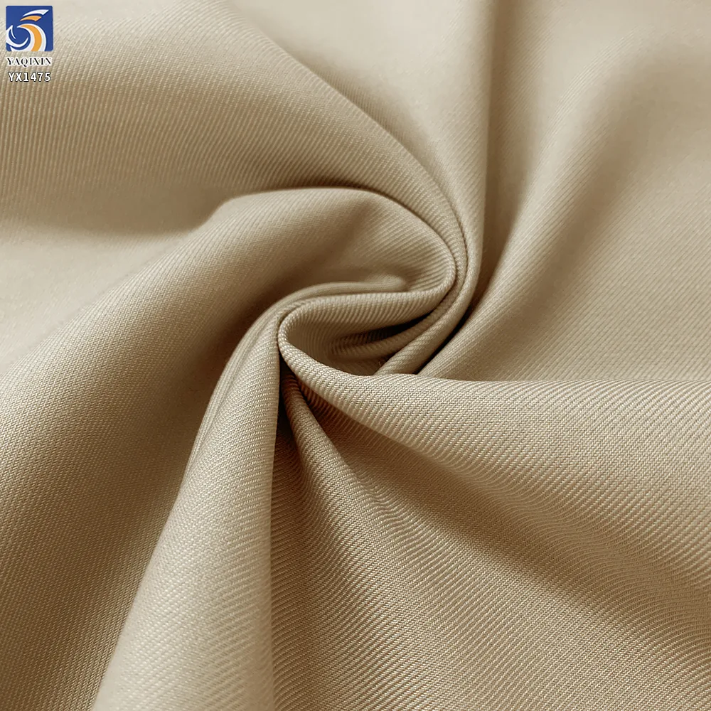 YX1475 Wholesale 400g/m² Heavy 88 Polyester 12 Rayon TR 3/3 Right Twill Fabric for Men Suit Trouser and Apparel Manufacturing