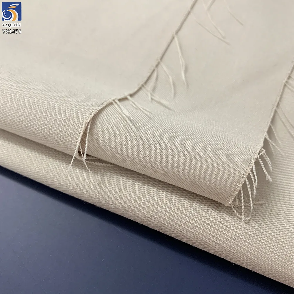 YX1476 220g/m² Polyester Rayon Spandex Serge 2/2 Twill Fabric for Stretch Suits Blazers and Tailored Pants