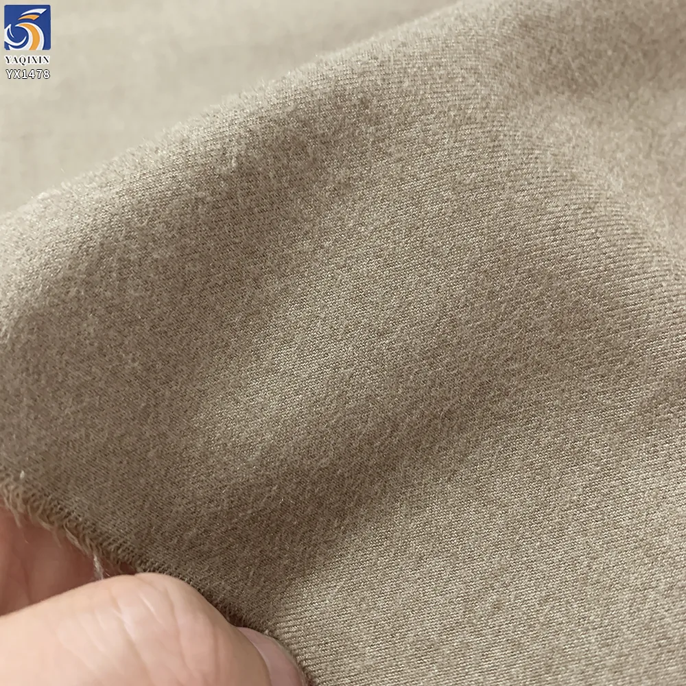 YX1478 370g/m² 80% Polyester 20% Rayon Brushed TR Fabric for Women Coats Blazers Jackets Trousers and Autumn Winter Apparel