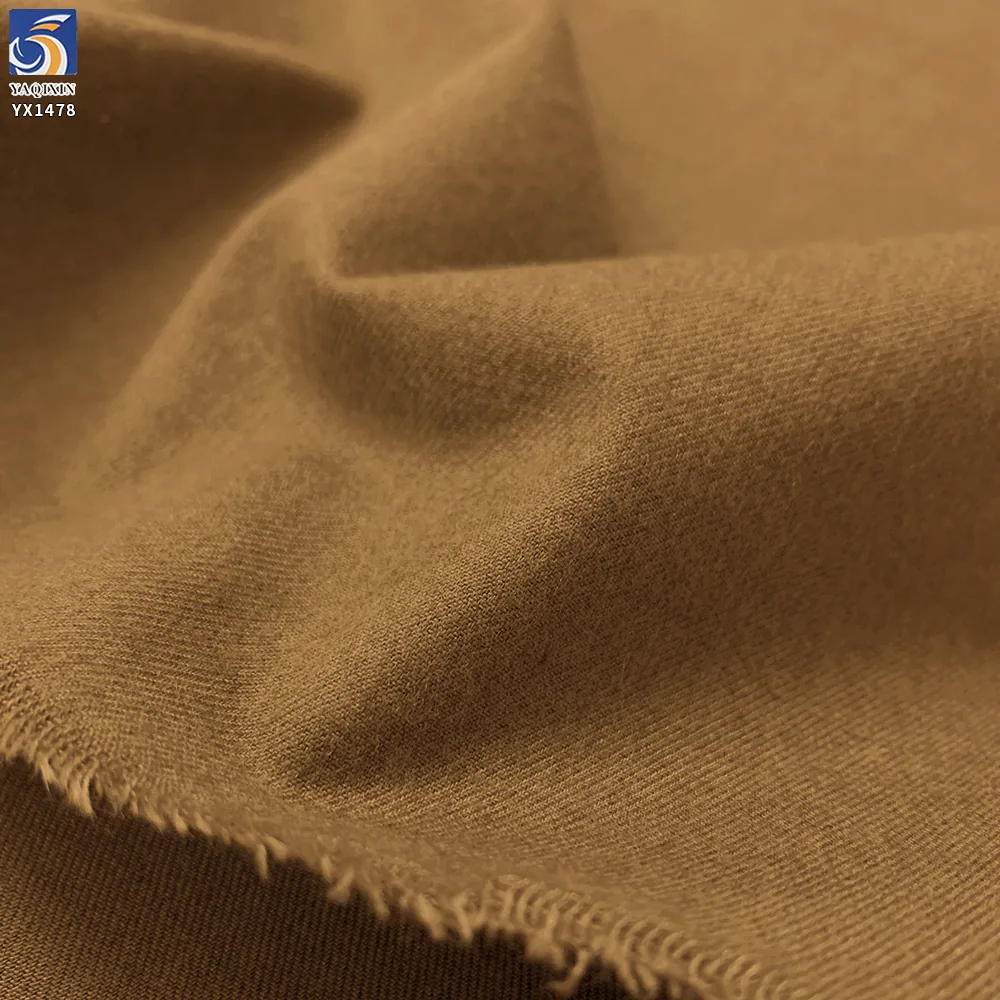 YX1478 370g/m² 80% Polyester 20% Rayon Brushed TR Fabric for Women Coats Blazers Jackets Trousers and Autumn Winter Apparel