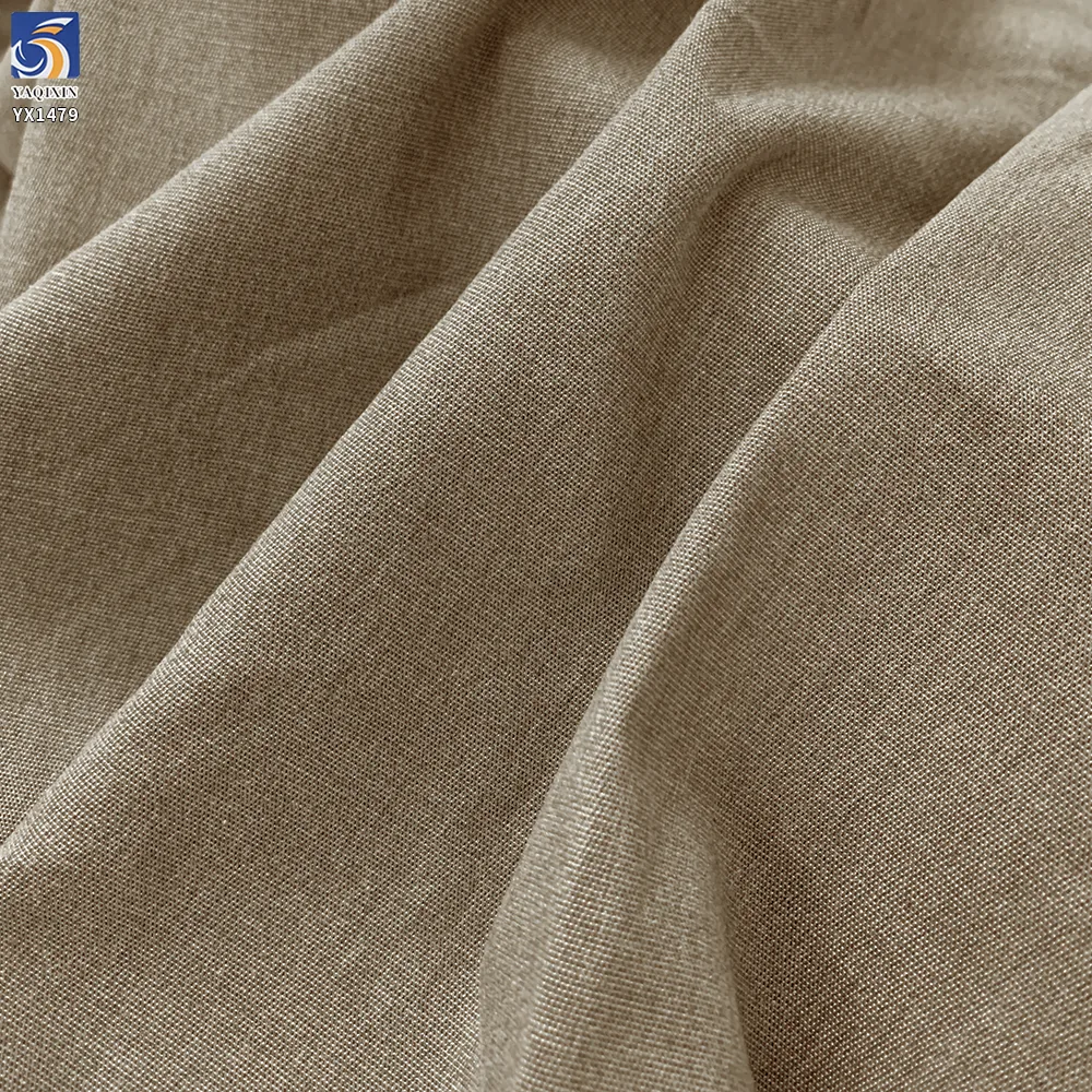YX1479 280g/m² Polyester Rayon Lyocell Linen Stretch Fabric for Women Suits Blazers Trousers and Summer Apparel