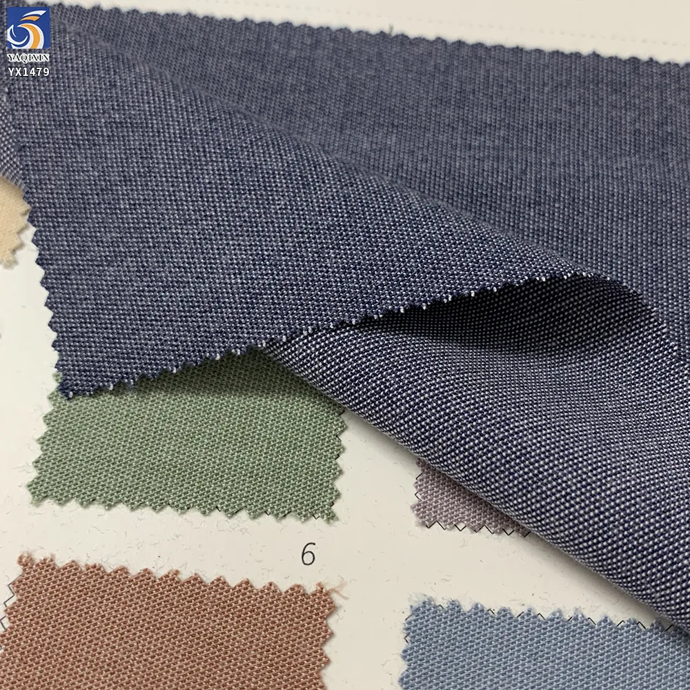 YX1479 280g/m² Polyester Rayon Lyocell Linen Stretch Fabric for Women Suits Blazers Trousers and Summer Apparel