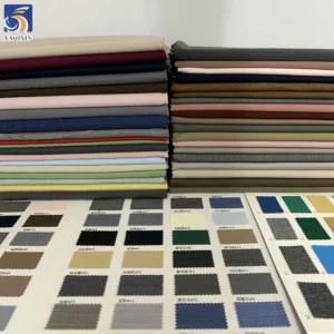 YX1480 76%T 20%R 4%SP 200g/m² TR High Stretch Twill Fabric for Suits Blazers Trousers and Tailored Fashion Apparel