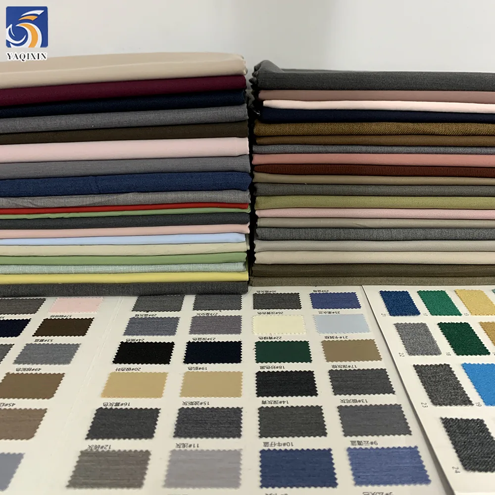 YX1480 76%T 20%R 4%SP 200g/m² TR High Stretch Twill Fabric for Suits Blazers Trousers and Tailored Fashion Apparel