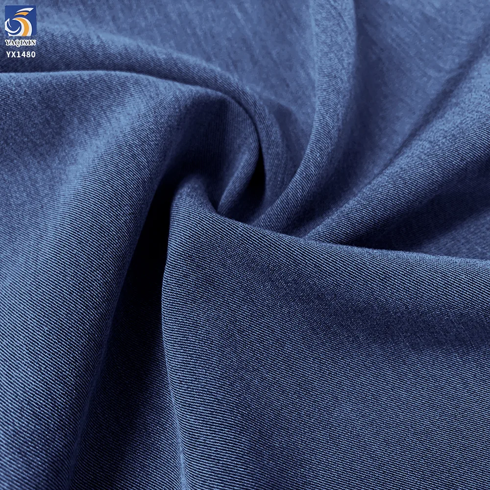 YX1480 76%T 20%R 4%SP 200g/m² TR High Stretch Twill Fabric for Suits Blazers Trousers and Tailored Fashion Apparel
