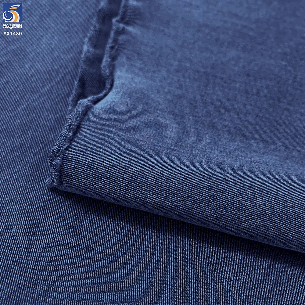 YX1480 76%T 20%R 4%SP 200g/m² TR High Stretch Twill Fabric for Suits Blazers Trousers and Tailored Fashion Apparel