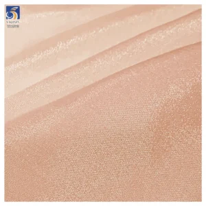 YX1375 Chinese Cheap Price 1 Yard Top Quality Density 80gsm Solid Glossy Chiffon Fabric for Sunscreen Dress