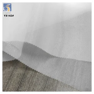 YX142 Good Quality Soft Silk Thickened Organza Fabric White 100 Polyester 45gsm Organza Dress Fabric for Bride