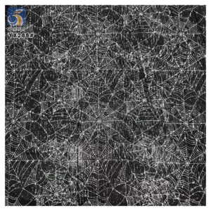 YX288 Novel and Unique Fabrics 100% Polyester Lace Sequin Print Halloween Clown Print Mesh Tulle Fabric