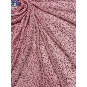 YX1128 European New Fashion Life Pink Nail Stretch Sparkly Sequin Fabric Luxury Women Evening Dress Pearlescent Sequin Fabric