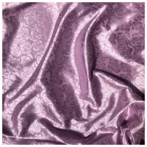 YX2275 Classic Rose Floral Jacquard Satin Fabric Chinese Traditional Hanfu Shirt Fabric