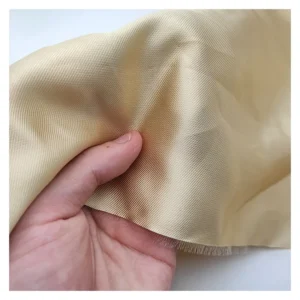 DMF19 Ivory Soft Duchess 100% Polyester Mikado ELLEN Satin Bridal Fabric for Clothing & Dresses Lining 140gsm Weight