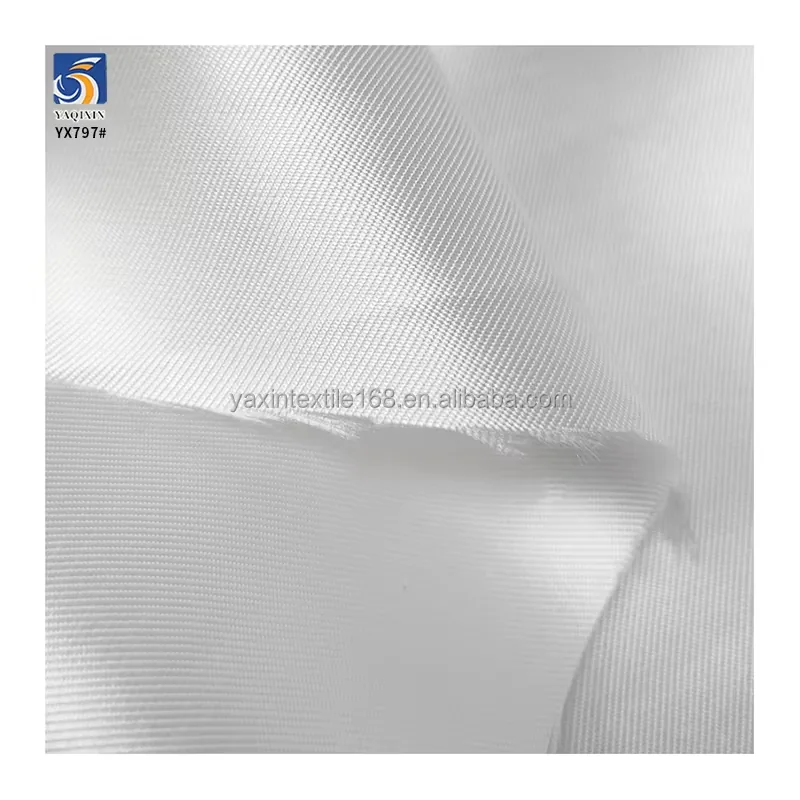 300D 195gsm Bride White Mikado Fabric Wholesale 100% Polyester Duchess Satin Mikado Elegant Fabric for Wedding Dress