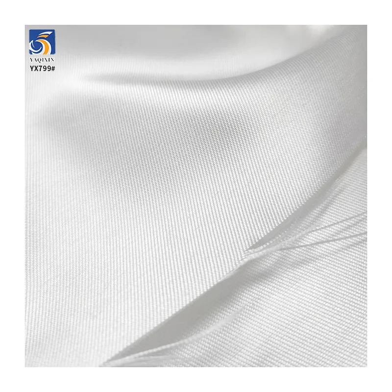 250D 160gsm Woven Twill Satin High Quality Mikado White Bridal Fabric for Dresses Silk Mikado Wedding Satin