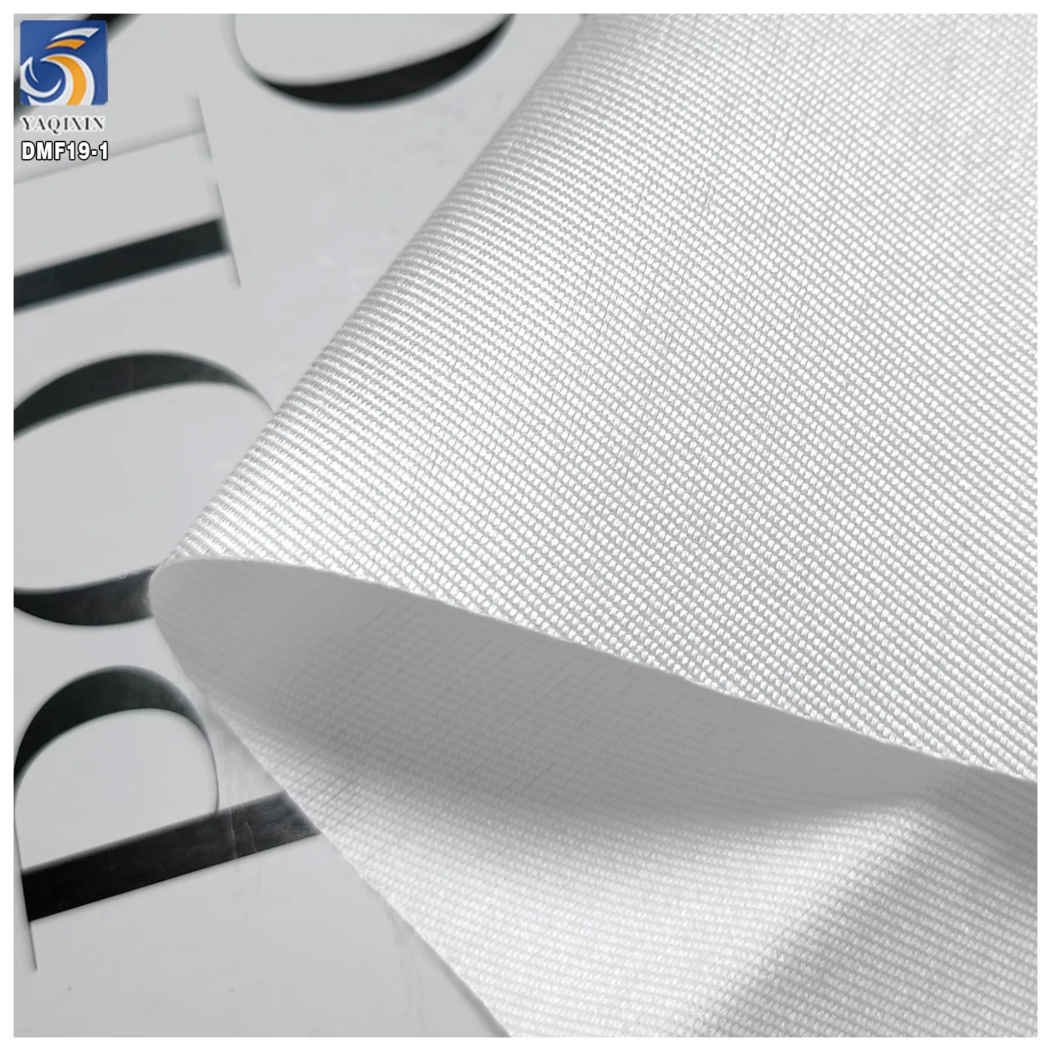 DMF19-1 190gsm Medium Firm Woven Mikado Satin Fabric 100%Polyester White Mikado Fabric for Bride Dress