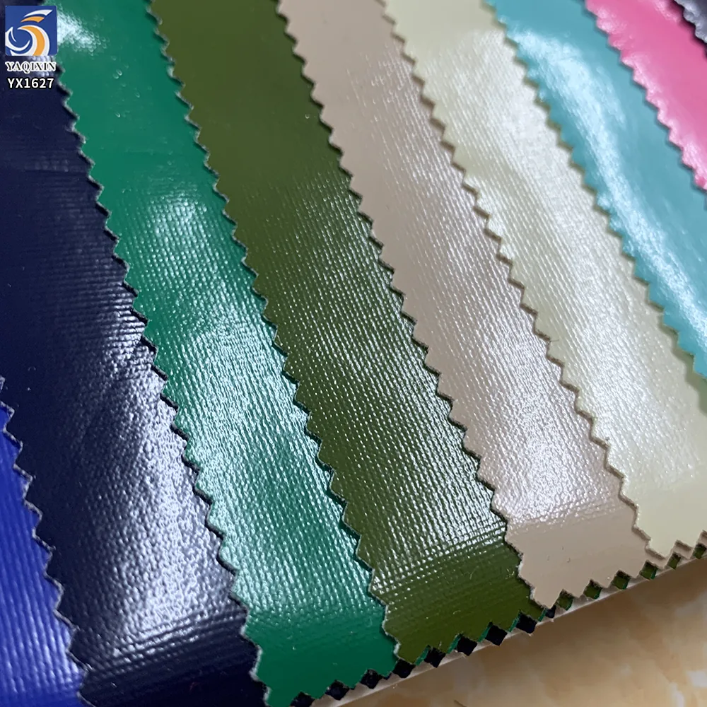 YX1627 Holographic Water Repellent Fabric Iridescent Foil Knit Textile for Handbags Bags and Accessories