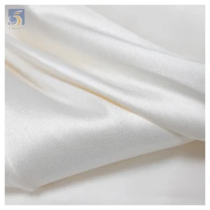 XS280 YAQIXIN 100% Polyester Satin Fabric 2-Way Stretch Mikado ELLEN Fabric for Wedding Dresses and Evening Gowns