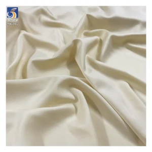 YX1061 170gsm Wall Street Business Apparel Clothing Dress Beige Satin Fabric Polyester Spandex Stretch Elastic Satin Fabrics