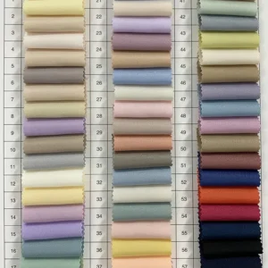 YX1061 170gsm Wall Street Business Apparel Clothing Dress Beige Satin Fabric Polyester Spandex Stretch Elastic Satin Fabrics