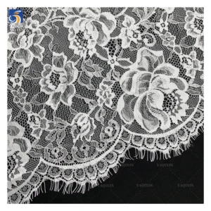 YX189 Gold Embroidery Tulle Beaded Lace With Sequins French Bridal Lace Fabric Beads Sequins Rose Gold Beaded Lace Fabric