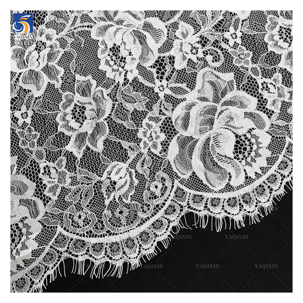 YX189 Gold Embroidery Tulle Beaded Lace With Sequins French Bridal Lace Fabric Beads Sequins Rose Gold Beaded Lace Fabric
