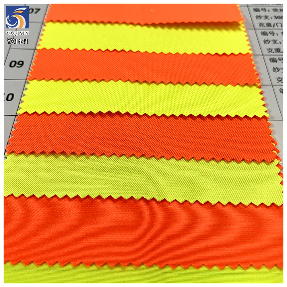 YX1441 EN20471 200gsm Waterproof Fluorescent Poly Cotton Twill Fabric High Visibility Hi Vis Fabric for Safety Workwear Uniform