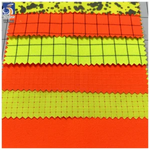 YX1441 EN20471 200gsm Waterproof Fluorescent Poly Cotton Twill Fabric High Visibility Hi Vis Fabric for Safety Workwear Uniform