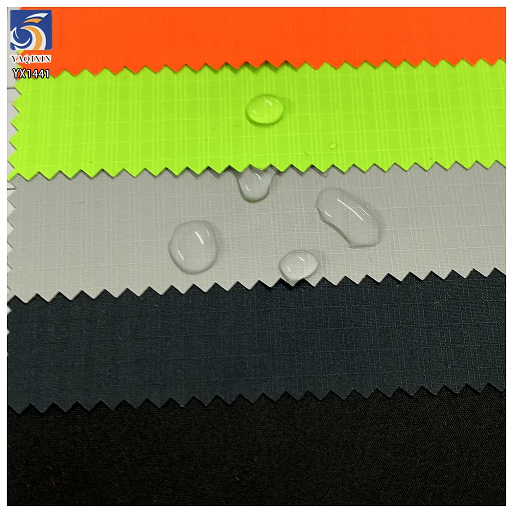 YX1441-1 EN20471 230gsm Hi Vis Fluorescent Fabric 50/50 Poly Cotton Twill Waterproof Fabric for Safety Vest Jacket Workw
