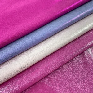 YX785-1 Fashionable Bikini Clothing Foil Printing Shiny Knitted Fabric 4 Way Stretch Swimwear Nylon Spandex Fabric