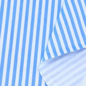 Yaqixin Factory Wholesale 5MM Geometric Stripe Cotton Twill Fabric Single Layer Printing Polo Shirt Men's Fabric