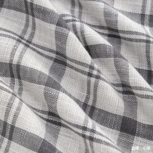 2025 Golf Business Style 200gsm Woven Yarn Dyed Madras Check Cotton Linen Fabric for Shirt Clothing Stripe Plaid Fabric