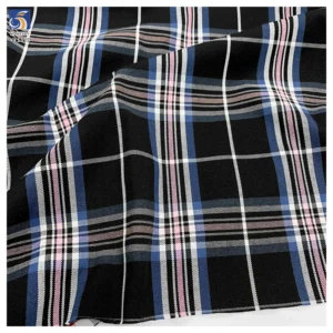 YX1379 Top Quality 200gsm 70% Polyester 30% Cotton Yarn Dyed Plaid Fabric Textile for School Uniform Fabric for African Market