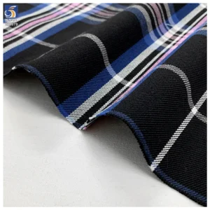 YX1379 Top Quality 200gsm 70% Polyester 30% Cotton Yarn Dyed Plaid Fabric Textile for School Uniform Fabric for African Market