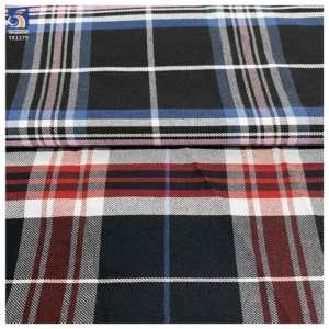 YX1379 Top Quality 200gsm 70% Polyester 30% Cotton Yarn Dyed Plaid Fabric Textile for School Uniform Fabric for African Market