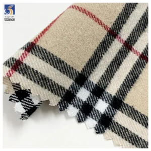 YX1345 Campus Style School Skirt Yarn Dyed Check Fabric Plaid Brushed Soft 100% Cotton Fabric for Clothing