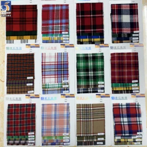 YX1345 Campus Style School Skirt Yarn Dyed Check Fabric Plaid Brushed Soft 100% Cotton Fabric for Clothing