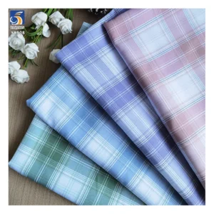 YX908 Wholesale Japanese School Uniform Skirt Fabric 180gsm Polyester Jk Yarn-Dyed Plaid Fabric for Students