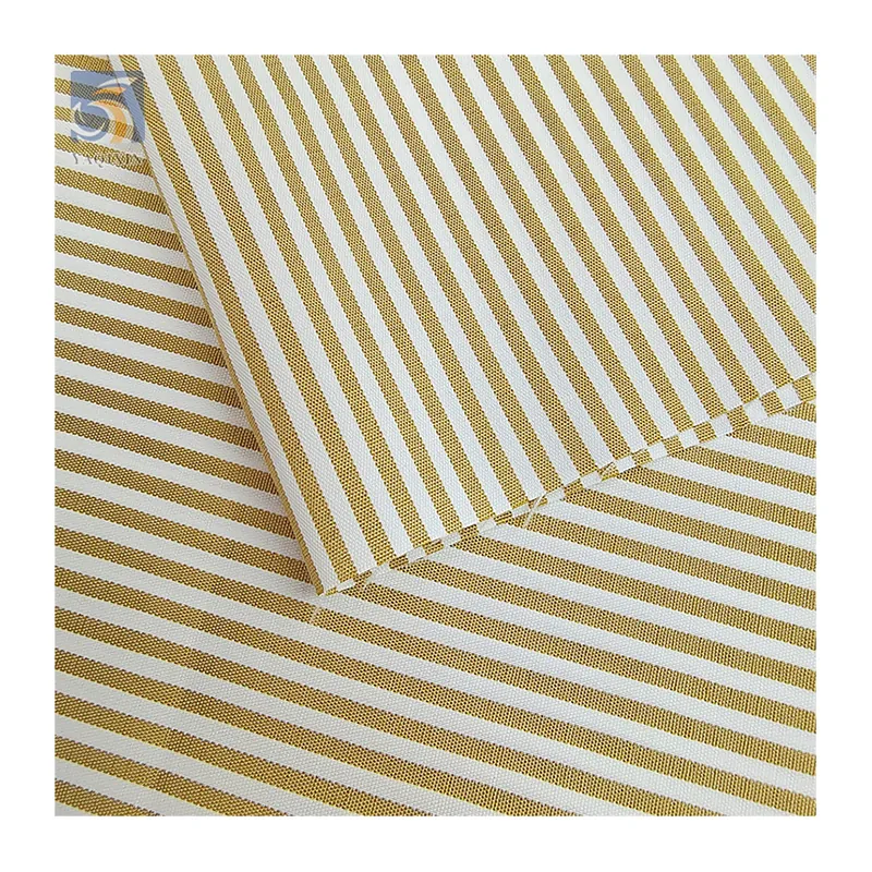 PLK012-1 Popular Designs Woven Yarn Dyed Fabric for Woman Shirt Dress Yarn Dyed High Stretch Stripe Fabric