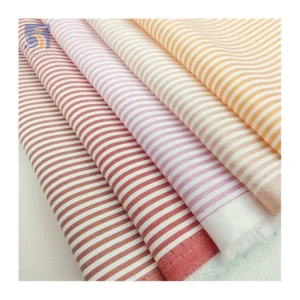 PLK012-1 Popular Designs Woven Yarn Dyed Fabric for Woman Shirt Dress Yarn Dyed High Stretch Stripe Fabric