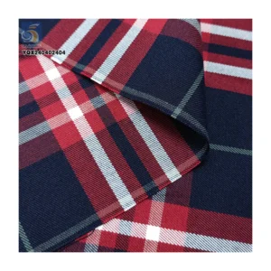 High Quality 190gsm 60 Cotton 40 Polyester 60 Cotton 40 Polyester Yarn Dyed Plaid Fabric Girls School Uniform Ghana African
