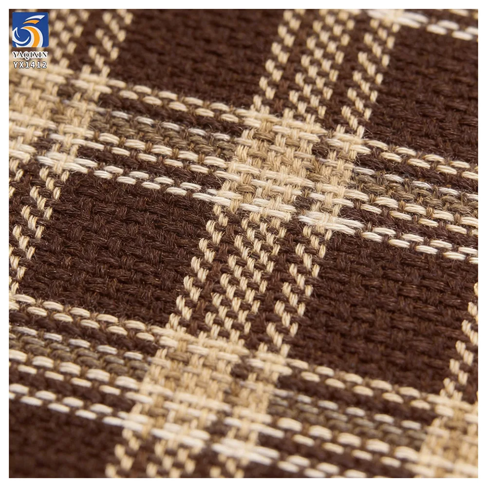 YX1412 190gsm High Quality TR 30 Polyester 70 Cotton Yarn Dyed Plaid Fabric for Fashion Women Dresses and Shirts