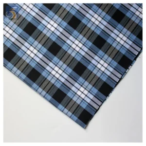High Quality 60/40 Polyester/Cotton Fabric 195gsm Plaid Check Yarn Dyed Fabric for Pleated School Uniform Skirts