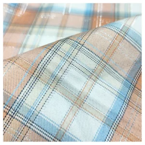 Hot 200-220gsm Japanese JK Check School Uniform Material Fabric Polyester Dress Shirting Fabric Woven Yarn Dyed Fabric